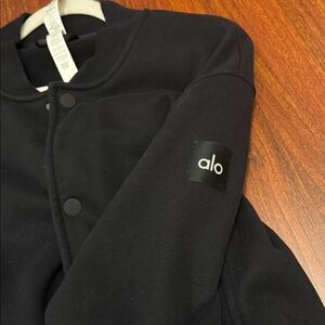 ALO Yoga Black Bomber Jacket